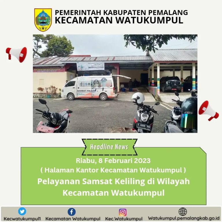 Pelayanan Samsat Keliling di Kecamatan Watukumpul