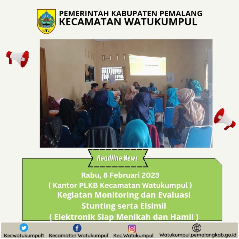 Kegiatan Monitoring dan Evaluasi Stunting dan Elsimil