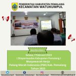 Kegiatan Musyawarah Kerja Palang Merah Indonesia (PMI) Kabupaten Pemalang.