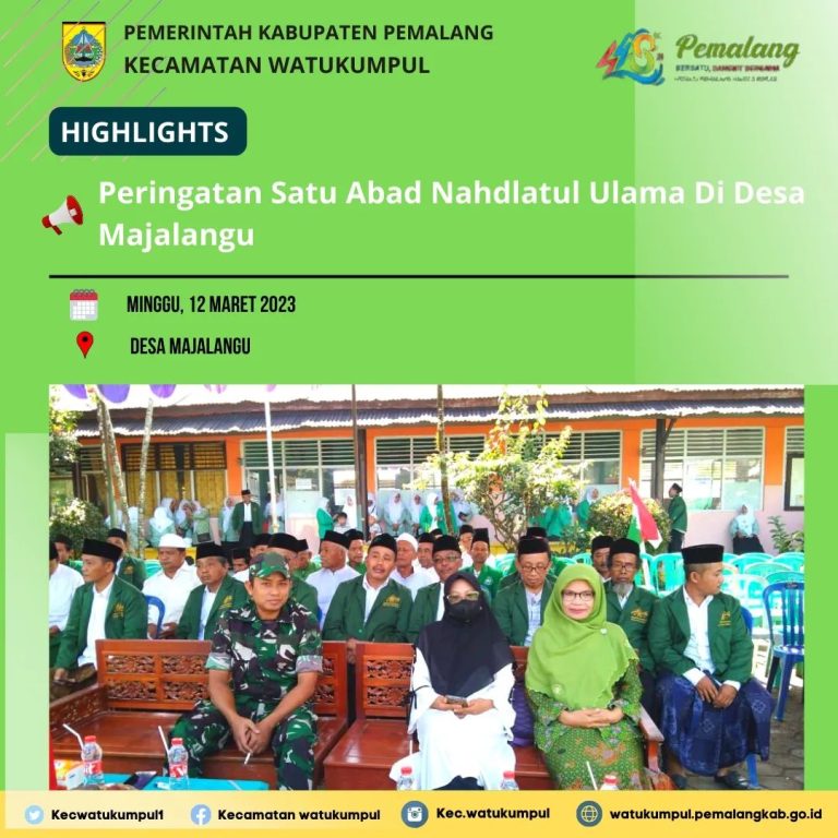 Peringatan Satu Abad Nahdlatul Ulama Desa Majalangu