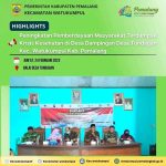 Pertemuan Peningkatan Pemberdayaan Masyarakat Terdampak Krisis Kesehatan di Desa Dampingan Desa Tundagan Kecamatan Watukumpul Kabupaten Pemalang