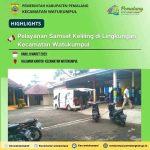 Pelayanan Samsat Keliling untuk Warga Masyarakat Kecamatan Watukumpul dan Sekitarnya