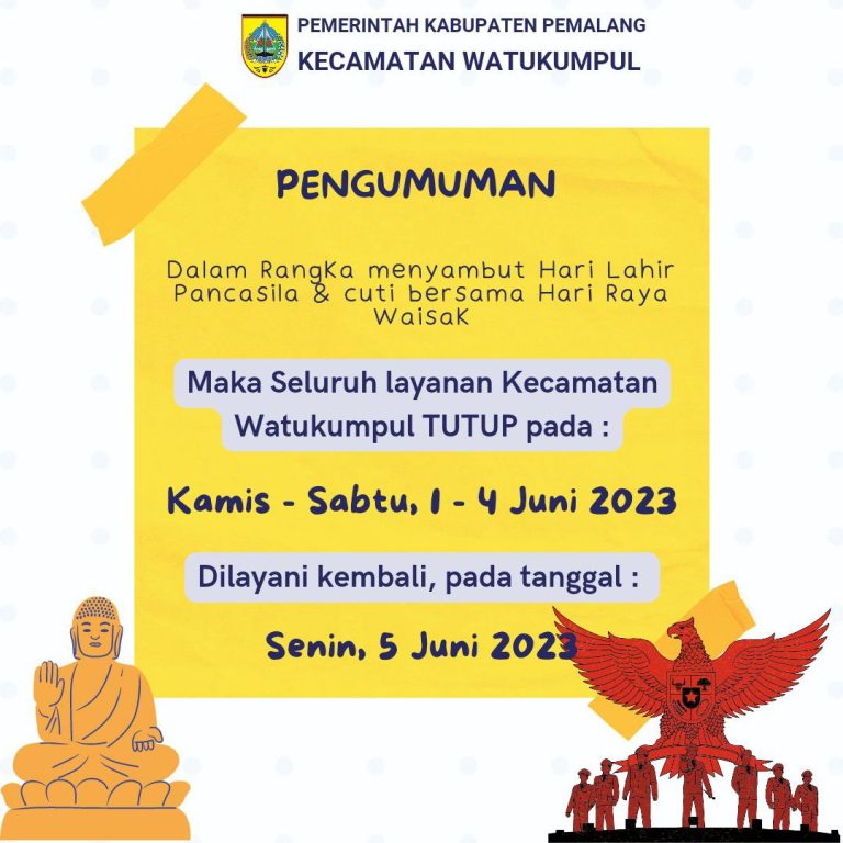 PENGUMUMAN ! !