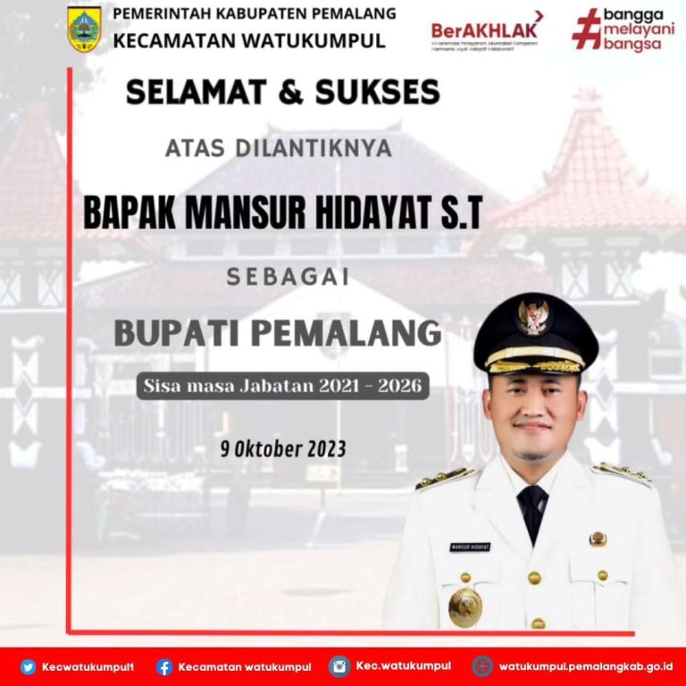 Pelantikan Bupati Pemalang