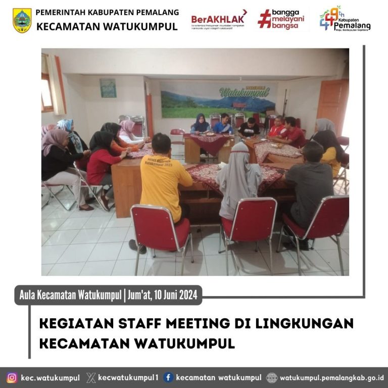 KEGIATAN STAFF MEETING