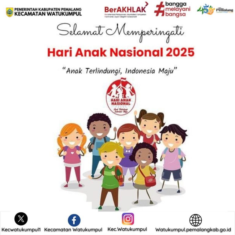 SELAMAT HARI ANAK NASIONAL 2025