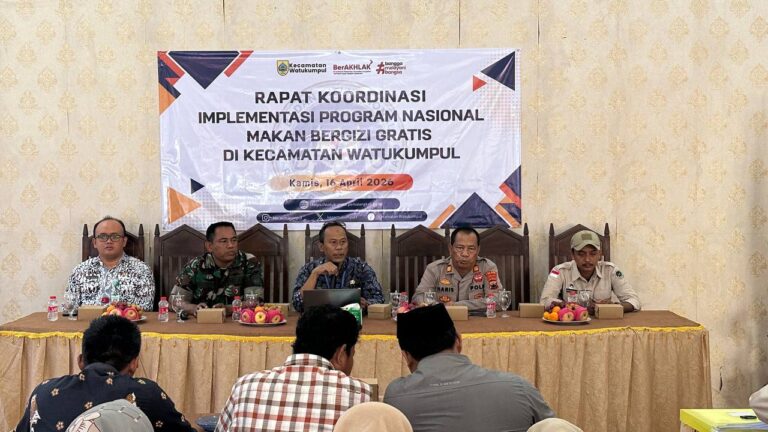 Rapat Koordinasi Implementasi Program MBG di Kecamatan Watukumpul