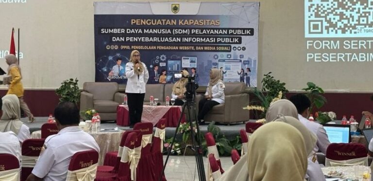 KEGIATAN PENGUATAN KAPASITAS SUMBER DAYA MANUSIA (SDM) PELAYANAN PUBLIK DAN PENYEBARLUASAN INFORMASI PUBLIK,