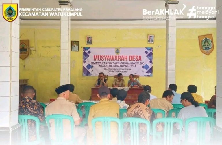 KEGIATAN MUSDES PEMBENTUKAN PANITIA PENGISIAN ANGGOTA BPD PERIODE 2026-2034 DESA BODAS