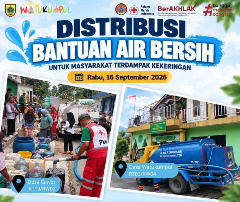 Distribusi Bantuan Air Bersih untuk Wilayah Terdampak Kekeringan!